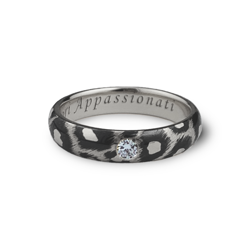 Selene Ring with Diamond SV925 3.5mm