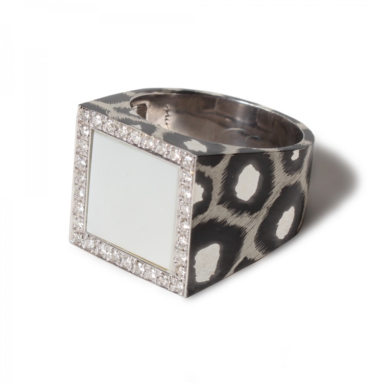 Mariangela Ring SV925 -Mother of Pearl White